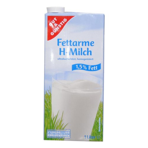 Gut&Günstig fettarme H-Milch 1,5% - 1 x 1000 ml