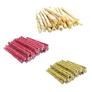 Pooch Box Combo Pack of Dog Treat Twisted Chew Sticks for Dogs(450g), Chicken Munchy Stick (450g) and Mutton Munchy Stick (450g)