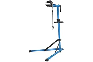CXWXC Support de montage de vélo - Support de réparation pour vélos - Support de montage robuste - Avec tête de serrage soudée - Rotation à 360° - Dispositifs de libération rapide - Bleu