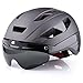 Produktbild Basecamp Moon Rennradhelme mit abnehmbarem Visier für Erwachsene (Grau)