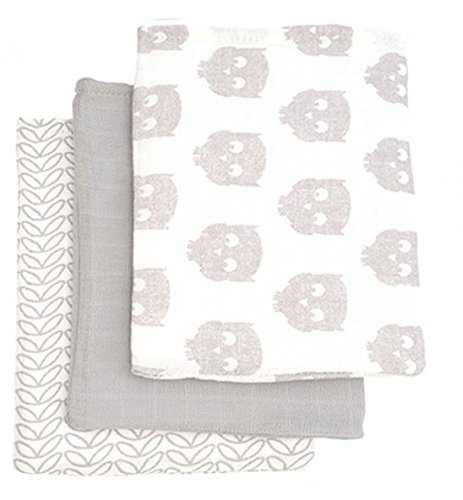 Jollein 536-848-64918 Hydrophilic Wash Cloth (Grey)