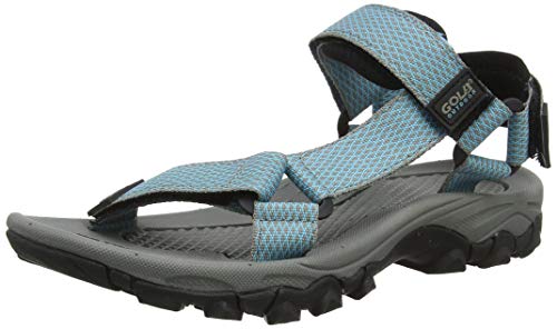 Gola Alp001, Sandalias de Senderismo para Mujer, Azul (Aqua/Grey QG), 40 EU