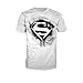 Produktbild Superman T-Shirt -XL- Logo (weiss/schwarz)
