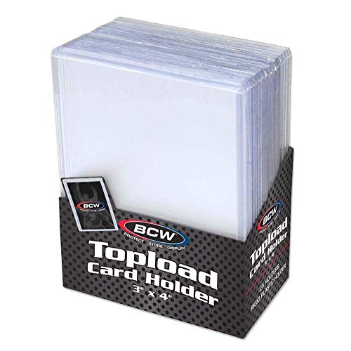 Preisvergleich Produktbild BCW 25 Toploader Card Holder 3"x 4" NEU