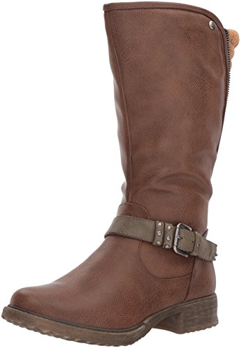 Santina Boots Wheeled Heel Shoe, Cognac 