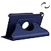 Produktbild JiuRui Zubehör Huawei MediaPad T1 7.0 / T1-701u Litchi Textur Horizontal Flip 360 Grad Rotation Ledertasche mit Halter (Farbe : Dunkelblau)