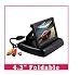 Produktbild 4.3"Faltbarer TFT-Farb-LCD-Auto-Monitor-Spiegel R¨¹ckseiteRearView 4,3-Zoll-Auto-Sicherheits-Monitor f¨¹r Kamera DVD VCR