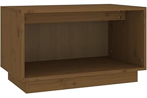 vidaXL Szafka pod telewizor, miodowy brąz, 60x35x35 cm, drewno sosnowe, mebel RTV, szafka na konsolę, szafka HiFi, meble RTV, szafki na konsolę