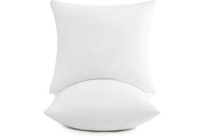 Deodar Cuscino di imbottitura 45x45 cm in set da 2 - Supporto morbido, resistente alle intemperie per uso interno ed esterno