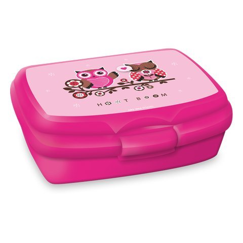 Preisvergleich Produktbild Eule Brotdose Snack POT Lunch box Pausendose Frühstücksbrotdose EDEL NEU