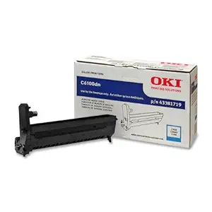 OKI 43381719 Cyan Image Drum for C6100 Series Printers Cyan