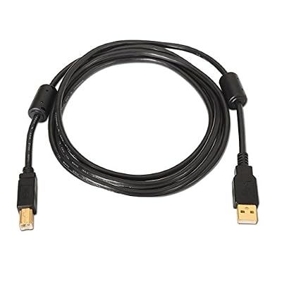 Nano Cable 10.01.1202 Câble USB 2.0 avec ferrite type A mâle vers B mâle Noir