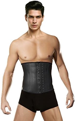 YUMUN® Men's Tummy Control Steel Boned Waist Trainer Workout Sport Shapewear (4XL)