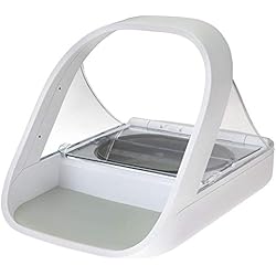 Surefeed Distributeur de Nourriture à Puce Électronique pour chat et Petit chien, Blanc