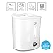 Produktbild Leise Ultraschall Luftbefeuchter, multifun 3.1L Raumbefeuchter Vernebler Humidifier Nebel Zerstäuber mit Ätherische Öle Dufteinschub Leicht Oben Nachfüllen Reinigung Großraum Schlafzimmer Baby