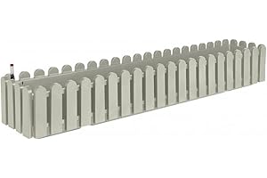 Poétic Landhaus Blumenkasten Seidengrau mit Aqua Comfort 100 - Kunststoff