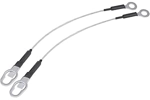 KEENSO Juego de 2 cables de acero inoxidable para puerta trasera de camioneta, 44 cm para Ranger 93-11