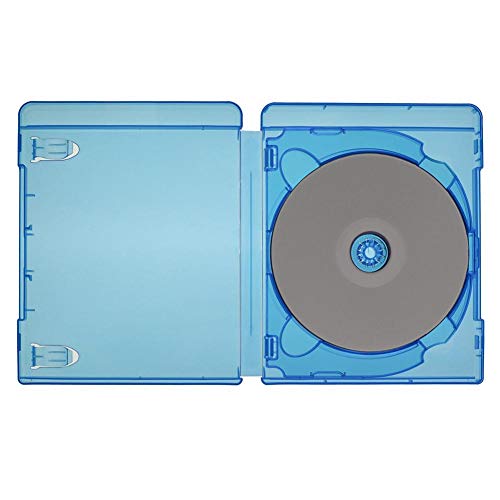 soundwinds Slim DVD Cases Bluray Simple Carré Blocs de Remplacement Bleus pour Porte-Films DVD CD Blu-Ray