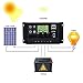 Produktbild Fuibo Solar Ladegerät Controller, 10A 12V/24V Solar Panel Ladegerät, Intelligenz Solar Panel Regulator, Dual USB Port Mehrfachschutz, automatische Speicherfunktion. (Schwarz_10A)