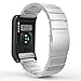 Produktbild MoKo Garmin vívoactive HR Watch Armband, Edelstahl Replacement Wrist Band Watchband Strap Uhrenarmband Erstatzband mit Metallschließe und Schnalle für Garmin vívoactive HR Sport GPS-Smartwatch, Silber