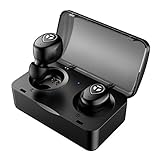 True Wireless Kopfhörer, Tranya Bluetooth Ohrhörer, Bluetooth Kopfhörer, HD Sound Sports Wireless Ohrhörer, Bluetooth Headset, Schweißgeschützte Kopfhörer Eingebautes Mikrofon zum Laufen, Geschenkbox