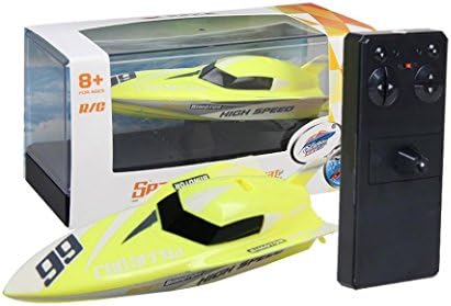 Great Deals! RC Boat Remote Control High Speed Electric Race Boat 4 Channels for Pools, Lakes and Outdoor Adventure (B)