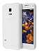 Produktbild mumbi double GRIP Hülle für Samsung Galaxy S5 mini Schutzhülle transparent weiß