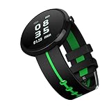 Smart Blutdruck Armband Herzfrequenzerkennung Sport Bluetooth Uhrengeschäft (Color : C)