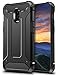 Produktbild Coolden OnePlus 6T Hülle,Premium [Armor Serie] Outdoor Stoßfest Schutzhülle Tough Silikon TPU + PC Bumper Cover Doppelschichter Handyhülle für OnePlus 6T Smartphone - Schwarz