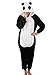 Produktbild Pyjamas Einhorn Kostüm Jumpsuit Schlafanzug Plüschtier Flanell Cosplay Karneval Fasching (XL: für Höhe 178-187, Panda)