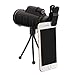 Produktbild HBLJ  40X60 HD Portable Monocular Teleskop Teleobjektiv Optisches Prisma Handy Kameraobjektiv + Stativ Universal Für Smartphones