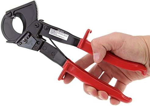 Ambience Heavy Duty Aluminum Copper Ratchet Cable Cutter Cut up to 240mm² Ratcheting Wire Cut Hand Tool