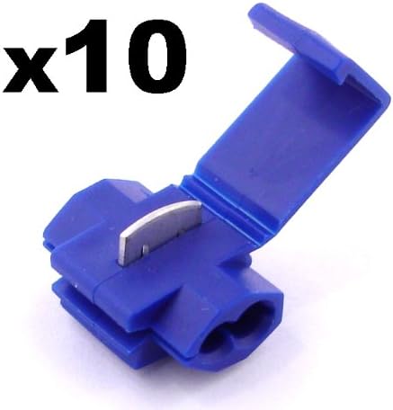 Scotch Lock/Snap Lock - Splice Connectors Electrical x 10 Blue - FREE FIRST CLASS UK POSTAGE!