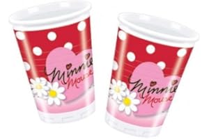 PARTY2U Minnie Mouse Polka Dots Party Cups (Pack Of 10)