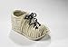 Produktbild Dekoschuh als Planztopf aus weißem Rattan, 38x15x17 cm