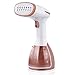 Produktbild Dampfglätter Reise, SIMBR Dampfbürste Dampfbügeleisen Garment Steamer Kleidung mit 280ml Wassertank für Anzüge, Jersey oder Seide, 1500W 15s Schnell Aufheizend, Rosa