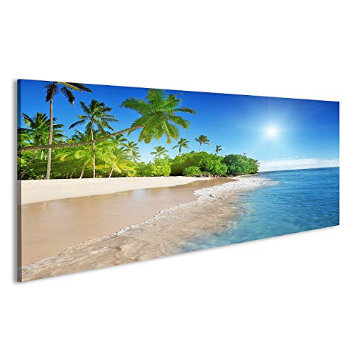 islandburner Bild Bilder auf Leinwand Strand in der Karibik Poster, Leinwandbild, Wandbilder