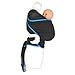 We Made Me Hybrid Wuti Wrap Two Way Stretchy Baby Wrap (Midnight Black)