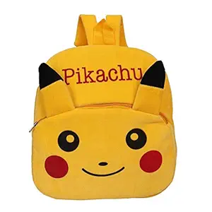 Blue Tree Cute Kids Backpack Toddler Bag Plush Animal Cartoon Mini Travel Bag for Baby Girl Boy 1-6 Years (New-Pikachu)