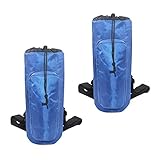 IPOTCH Pack of 2 Waterproof Shockproof Oxygen Cylinder Tank Holder Backpack Bag Adjustable