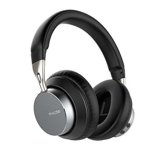 Mixcder-Premium-MS301-Bluetooth-Headphones-Wireless-with-Mic-Stereo-Headset-Bluetooth-42-Hi-fi-Sound-Over-ear-Noise-Cancelling-Headphone-aptX-Low-Latency-for-Mobile-Phones-TV-Mac-PC-Black-Silver