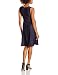 New Look Maternity Women's Textured Short Sleeve Skater Maternity Dress, Blue (Navy), 8