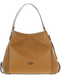 Coach - Bolso cruzados para mujer beige caramelo
