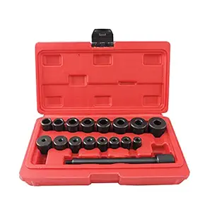 Decdeal Clutch Alignment Tool Kit 17-Piece Flywheel Pilot Hole and Clutch Drive Plate Aligning Tool Automobile Clutch Installation Tools with Plastic Storage Box