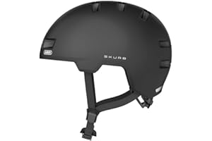 Casco Urbano ABUS Skurb - Casco de Bicicleta Robusto para Uso Diario, Patinaje, BMX o Longboard - Naranja, Talla S