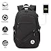 Produktbild USB Lade Reiserucksack,Schwarzer Rucksack Männer/15,6 Zoll Laptop Rucksäcke,USB-Ladeanschluss für Arbeit Wandern Reisen Camping,für Herren,Oxford,20-35L,Multi-functional Rucksack for Men (Schwarzer)