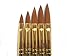 Five Season 5 x 2 Ways Spiral Tool Sable Acrylic Nail Art Brushes Pen Cuticle Pusher Plus Bonus Glitter Powder