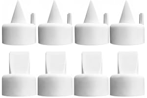 MILKFLOW 8 PCS Duckbill Valves for Spectra S1 S2 9 Plus Synergy Gold & Medela Pumps, Replacement Duckbill Valve Parts with Same Suction as Original (8 Pack)