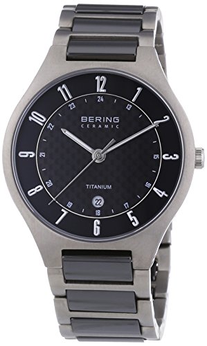Bering Time Herren-Armbanduhr XL Analog Quarz verschiedene Materialien 11739-702 Bering Time Herren-Armbanduhr XL Analog Quarz verschiedene Materialien 11739-702