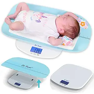Dr Trust USA Digital Baby Weighing Scale Grow Buddy Infant, Toddler and Adult Body Weight Machine Upto 150kg with Baby Tray (Blue)